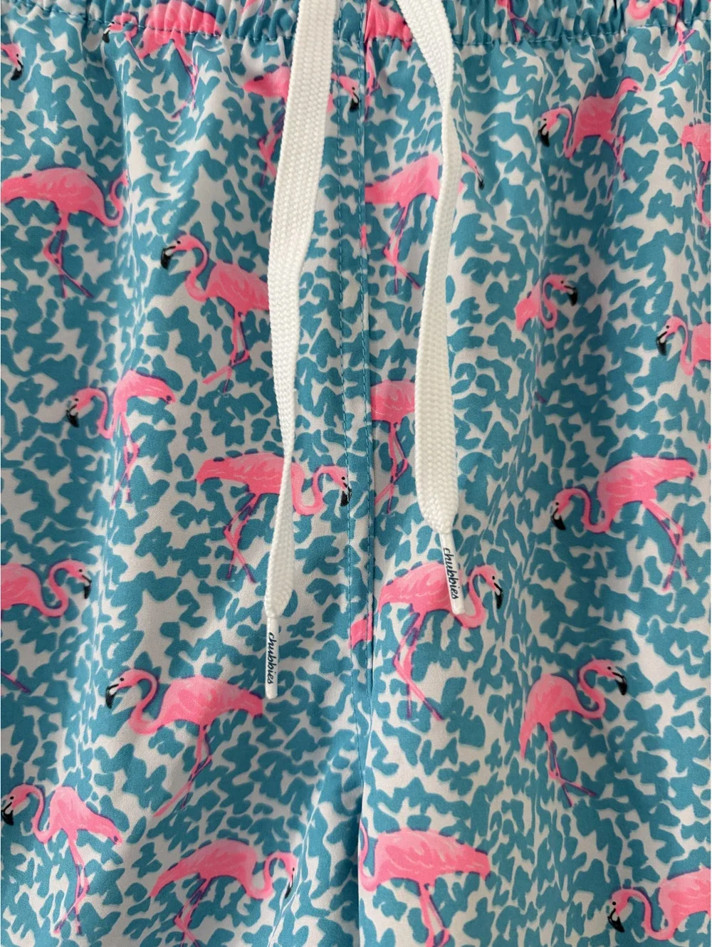 Chubbies Retro The Domingos are for Flamingos Swim Lined Trunks size large